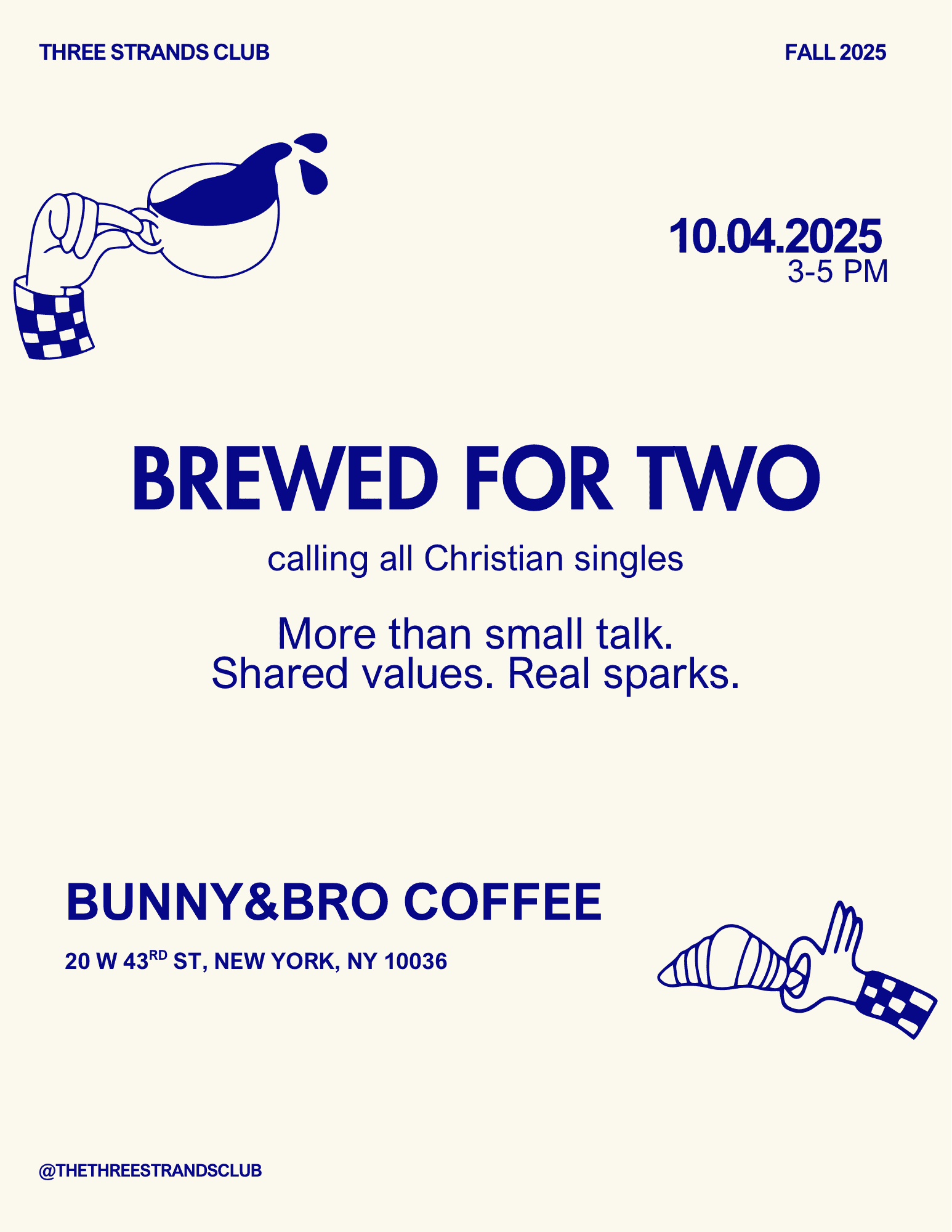 brewed for two poster